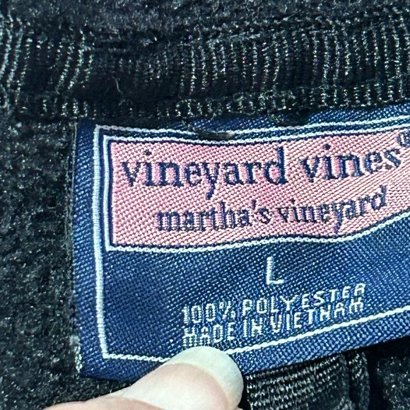Vine, yard vines, whale women’s fleece pullover size L  half front zip up black - Picture 10 of 15